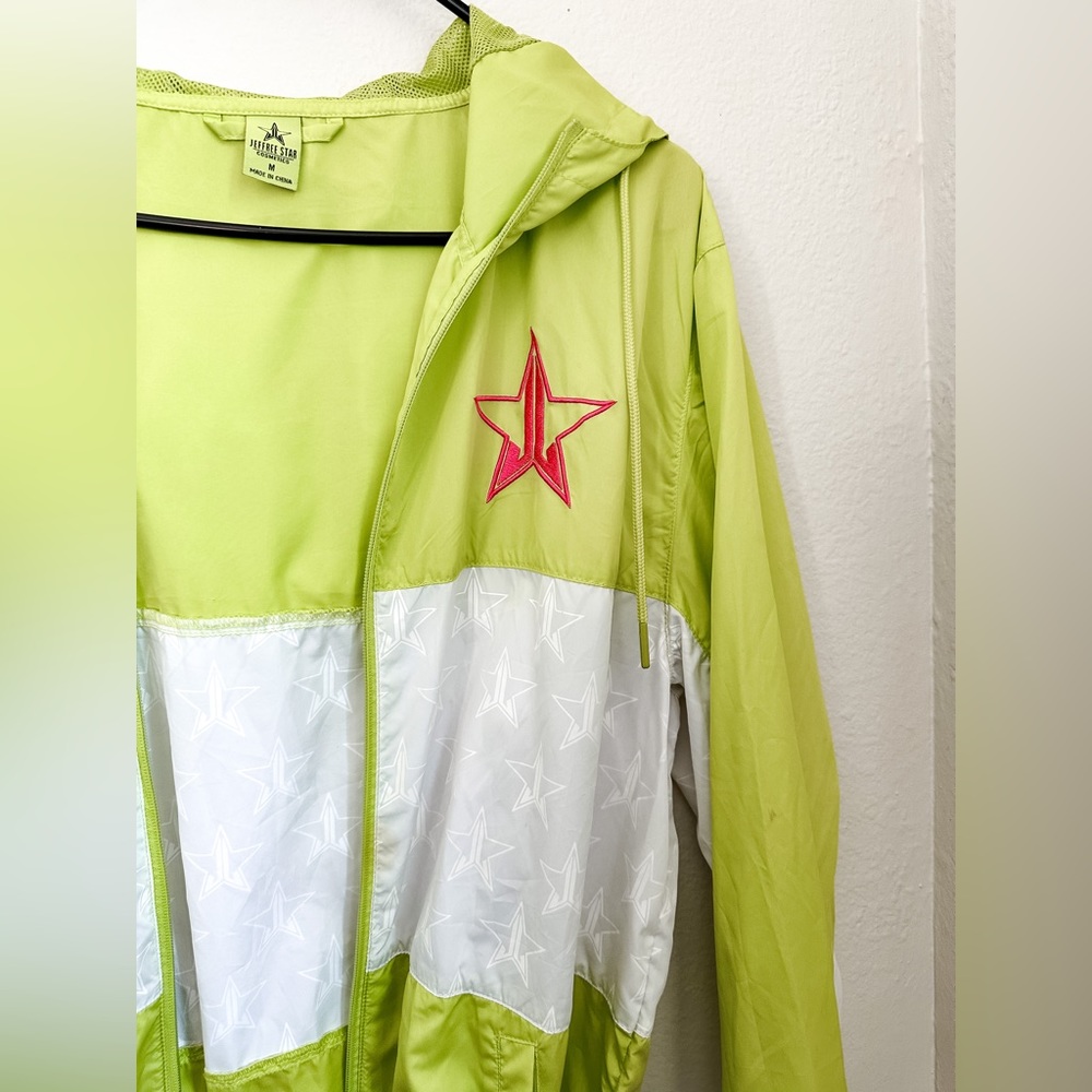 Jeffree Star Embroidered Hooded Windbreaker Jacket